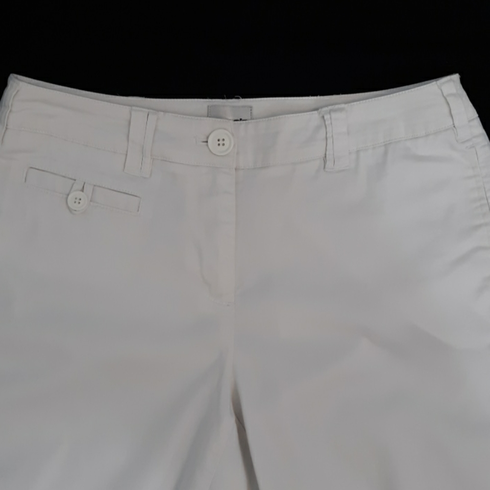 Ladies Chico's Capri Slacks White Size 00 - Picture 4 of 5